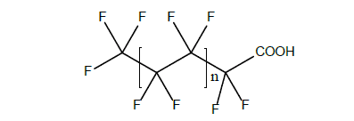 PFCAs構造式