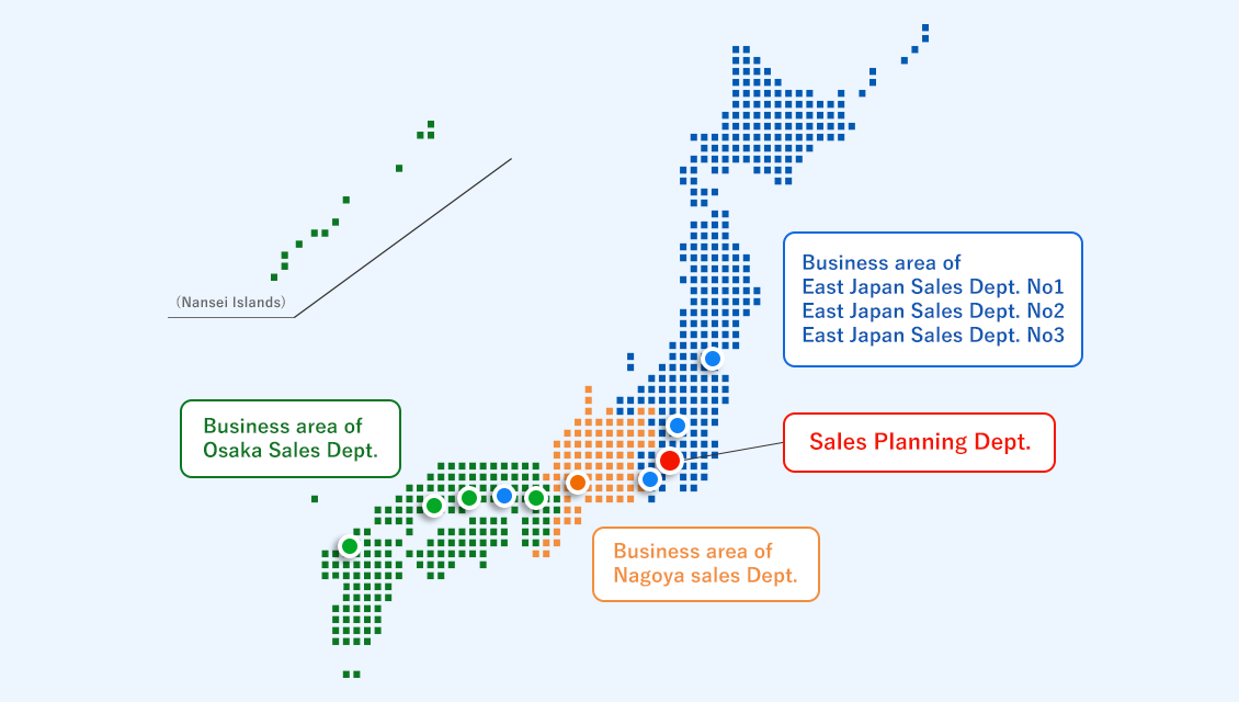 Location of Sales Divisions