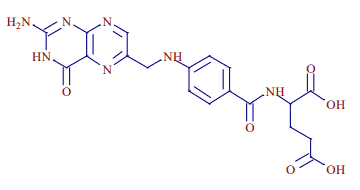 葉酸（ビタミンB9）化学式