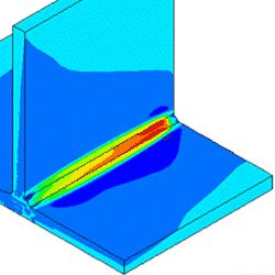 溶接時の変形・残留応力解析