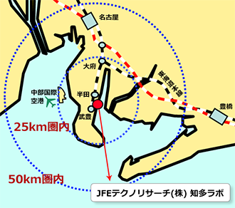 解析・評価試験ラボのロケーション