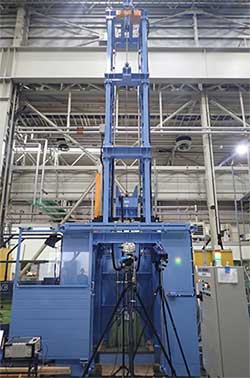 大開口落錘試験機写真