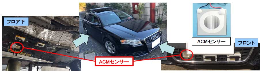 CMセンサー取り付け箇所