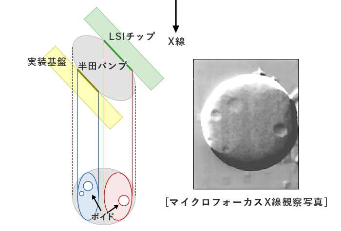 マイクロフォーカスX線観察写真