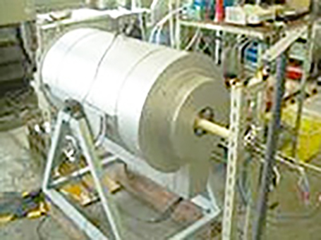 Biomass gasification test device