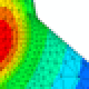 Analysis of thermal stress of a wave-dissipating concrete block