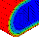 Analysis of electromagnetic induction heating of a thick plate