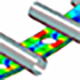 Analysis of strength of an implant associated with change in shape