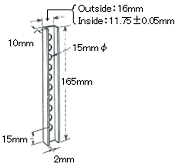 (2)Dimension of the holder