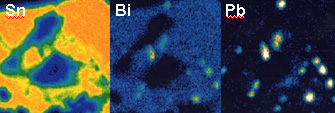 EPMA element mapping of void generating portion