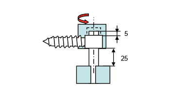 ⑥Axial torque measurement test