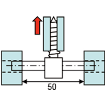 Spinal cage extrusion (drawing) test