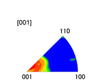 (g) Inverse pole figure (ND)