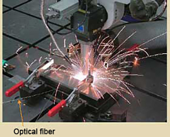 Photo Temperature measurement in YAG laser welding