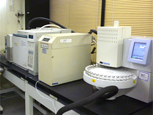 HS-GC/MS分析装置写真