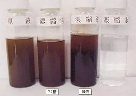 図9　ラボ試験による分離状況（有機性排水処理例）