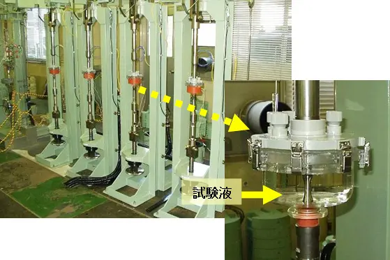 定荷重遅れ破壊試験写真