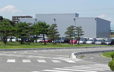 中部モビリティパーツ評価センター(建設中の概観)