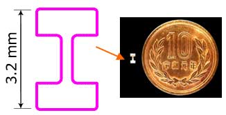 微小試験片形状図