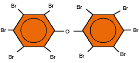 図2 デカブロモジフェニルエーテル（DeBDE）