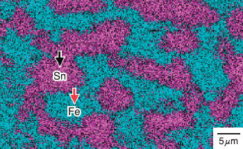 図3 元素分布図