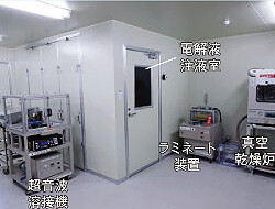 図3 電解液注液室（ドライルーム内）