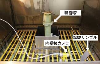 図1 内視鏡カメラでの撮影様子