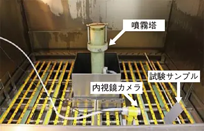 図1 内視鏡カメラでの撮影様子