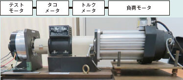 写真1 モータ試験装置